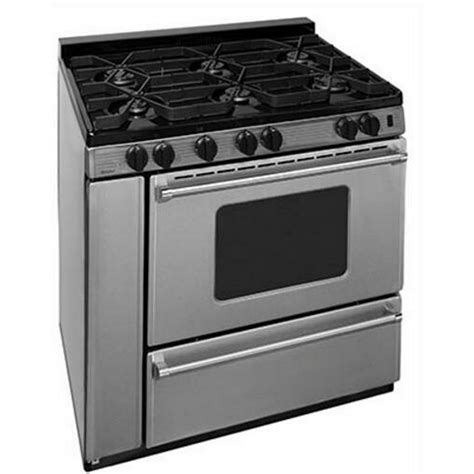 gas range with storage compartment